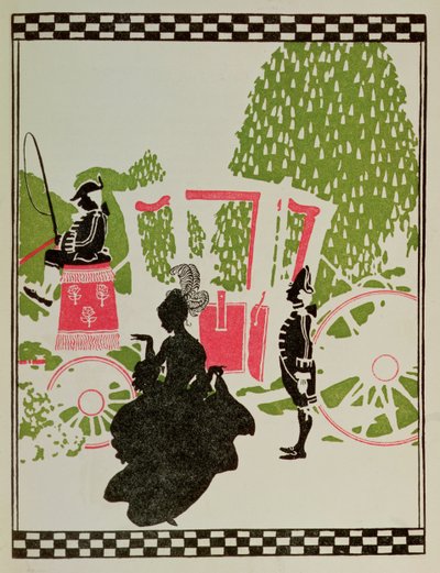 Aschenputtel geht zum Ball von Arthur Rackham